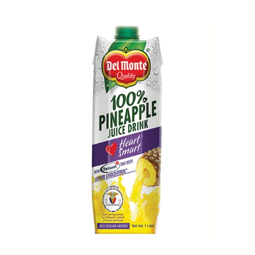 图片 Del Monte Juice Pineapple Heart Smart Tetra 1L, DEL155