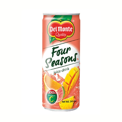 图片 Del Monte Juice 240 ml (Four Seasons, Mango, Pineapple Orange, Sweetened Orange, Sweetened Pineapple, White Grape), DEL200