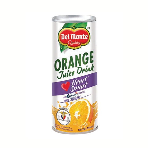 图片 Del Monte Juice Orange Heart Smart 240 ml, DEL197