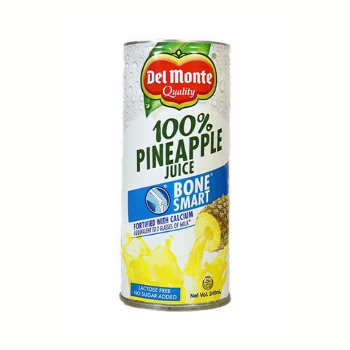 图片 Del Monte Juice Pineapple Bone Smart 240 ml, DEL94