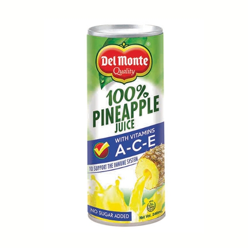 图片 Del Monte Juice Pineapple with Vitamin A-C-E 240 ml, DEL215