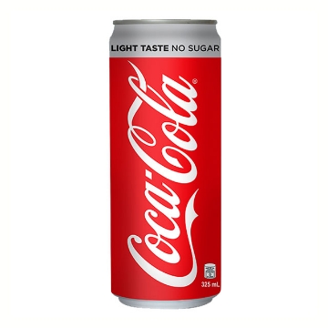 图片 Coca Cola Light Taste No Sugar In Can (Slim) 325 ML, COK17