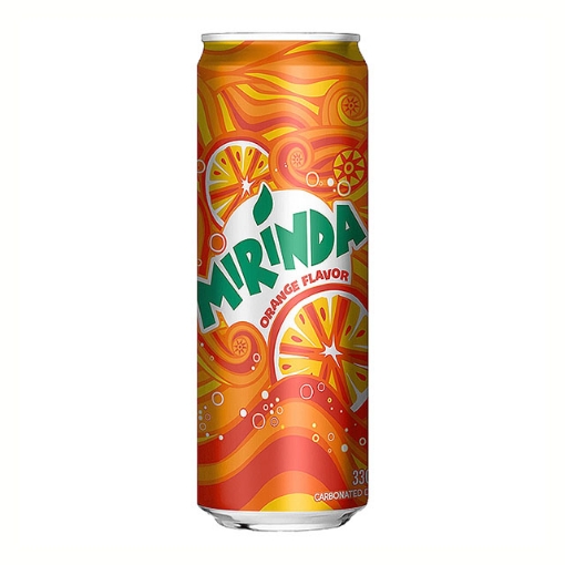 图片 Mirinda Orange In Can (Sleek) 330 ml, MIR02