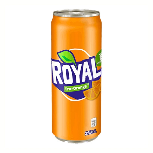 图片 Royal Tru-Orange In Can (Slim) 330 ml, ROY19