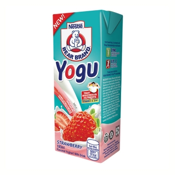 图片 Nestle Bearbrand Yogu Strawberry 180 ml, BEA35