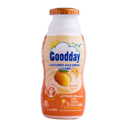 图片 Goodday Cultured Milk 80 ml 5 pcs (Mango, Original, Strawberry), GOO16