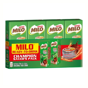 图片 Nestle Milo Ready To Drink 180 ml 4 pcs, MIL11