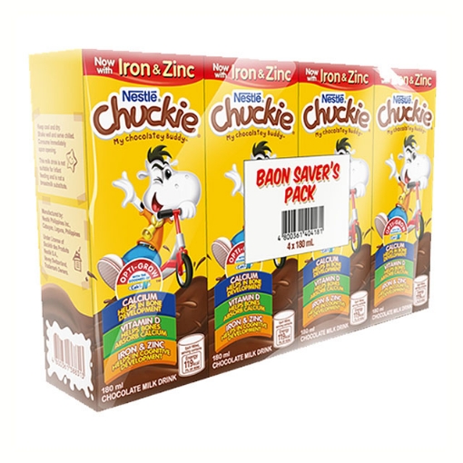 图片 Nestle Milk Chuckie 180 ml 4 packs, NES81D