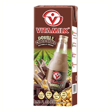 图片 Vitamilk Soy Milk Double Choco Shake 180 ml, VIT36