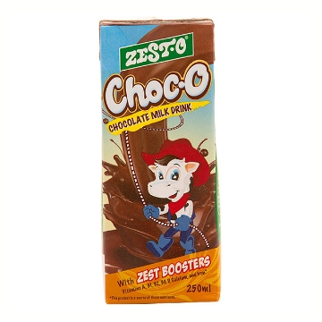 图片 Zesto Choc-O Drink Tetra Brick 250 ml, ZES87