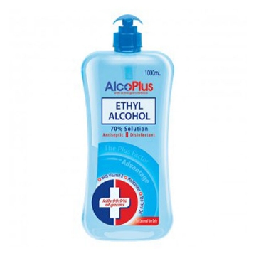 图片 AlcoPlus Ethy Alcohol 70% Blue Pump 1L, ALC09