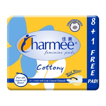 图片 Charmee Sanitary Napkin All-flow 8 + 1, CHA48A