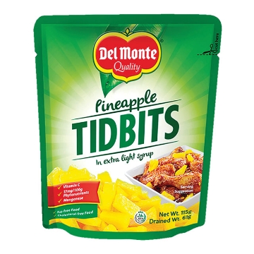 图片 Del Monte Pineapple Tidbits (115g, 227g, 432g, 560g, 822g), DEL59