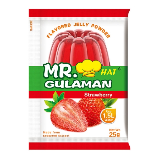 图片 Mr. Hat Gulaman Powder Strawberry 10's (25g), MRH08