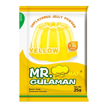 图片 Mr. Hat Gulaman Powder Yellow 10's (25g), MRH03