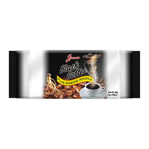 图片 Jimm's Coffee Black with Ginseng 2g 48 pcs, JIM03B