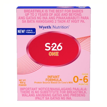 图片 Wyeth S-26 One Infant Milk (400g, 900g, 1.8 kg), S2636