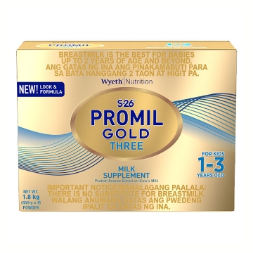 图片 Wyeth S-26 Promil Gold Three Milk 1.8 kg, S2635