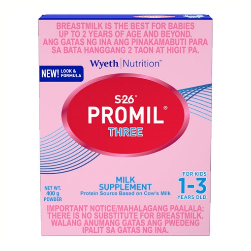 图片 Wyeth S-26 Promil Three Milk 1-3 Years Old (400g, 900g, 1.8 kg), S2642