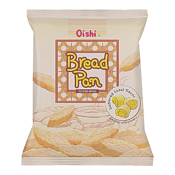 图片 Oishi Bread Pan 24g (Butter Toast, Cheese & Onion, Garlic, White Cheddar), OIS78