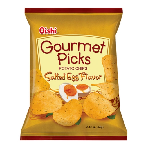 图片 Oishi Gourment Potato Salted Chips 60g, OIS162