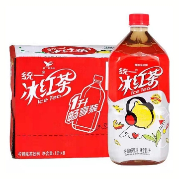 图片 统一冰红茶1l 1瓶,1*8瓶