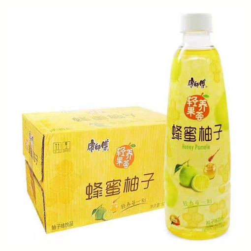 图片 康师傅（蜂蜜柚子）500ml 1瓶,1*16瓶