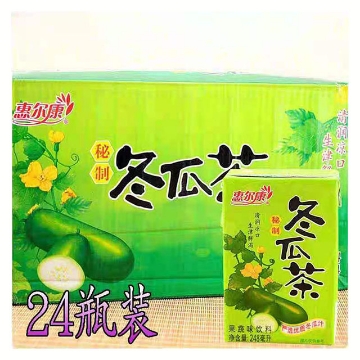 图片 惠尔康（冬瓜茶）248ml 1盒,1*24盒