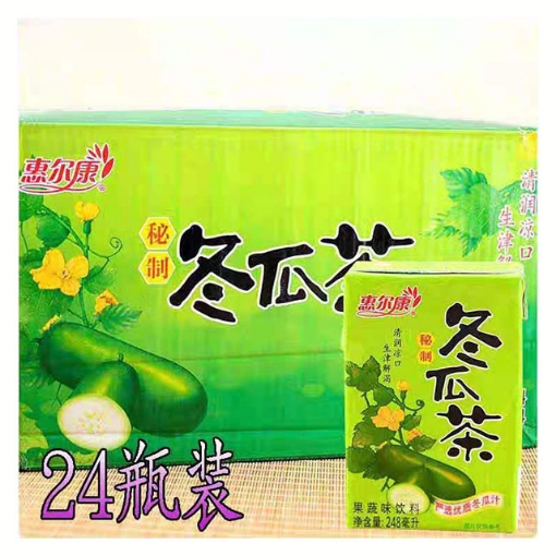 图片 惠尔康（冬瓜茶）248ml 1盒,1*24盒