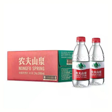 图片 农夫山泉（饮用天然水）380ml 1瓶,1*24瓶