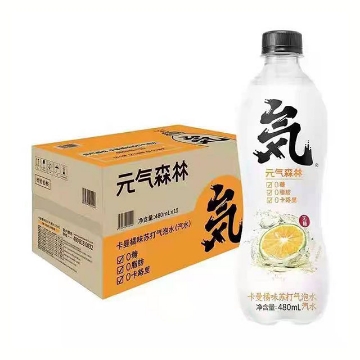 图片 元气森林汽水卡曼橙480ml 1瓶1*15瓶