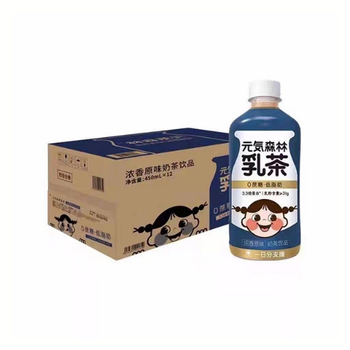 图片 元气森林乳茶（原味）450ml 1瓶,1*12瓶