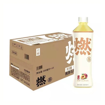 图片 元气森林燃茶桃味500ml 1瓶1*15瓶