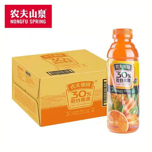 图片 农夫果园（胡橙）500ml 1瓶,1*15瓶