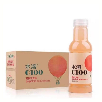 图片 水溶C100（西柚）445ml1瓶,1*15瓶