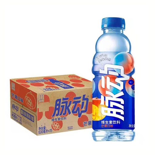 图片 脉动（芒果）600ml 1瓶,1*15瓶