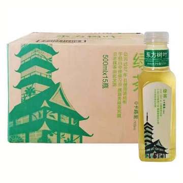 图片 东方树叶（绿茶）500ml 1瓶,1*15瓶