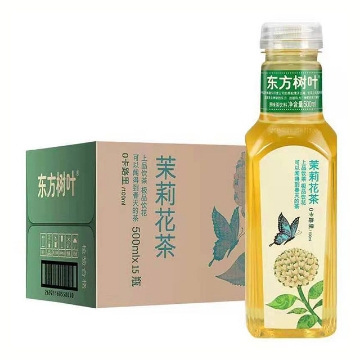 图片 东方树叶（茉莉花茶）500ml 1瓶,1*15瓶