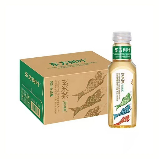 图片 东方树叶（玄米）500ml 1瓶,1*15瓶