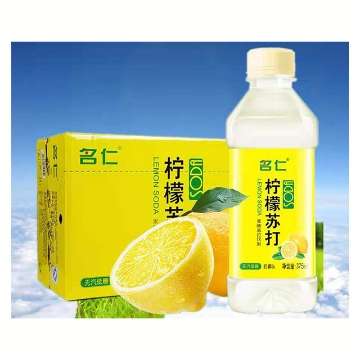 图片 名仁（柠檬苏打水）375ml 1瓶,1*24瓶