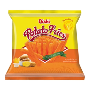 图片 Oishi Potato Fries 50g (Cheese, Plain Salted, Tomato Ketchup), OIS329