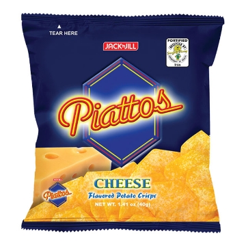 图片 Piattos 40g (Cheese, Cream & Onion, Nacho Pizza, Roadhouse BBQ, Roast Beef), PIA02