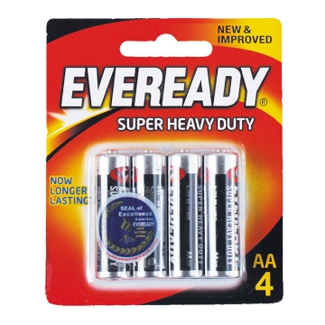 图片 Eveready Battery Black AA4, EVE22B