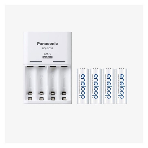 图片 Panasonic K-KJ51MCC40T Eneloop Batteries & Charger Kit,K-KJ51MCC40T