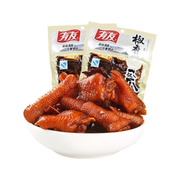 图片 有友凤爪, (椒香凤爪, 山椒凤爪, 酸菜凤爪)180g, 1包, 1*40包