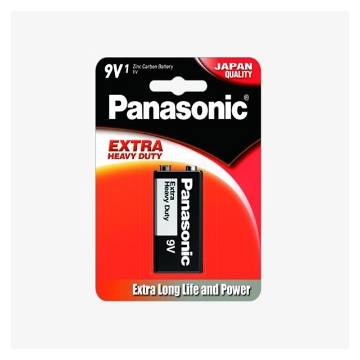 图片 Panasonic 6F22NPT Extra Heavy Duty Manganese Battery, 6F22NPT