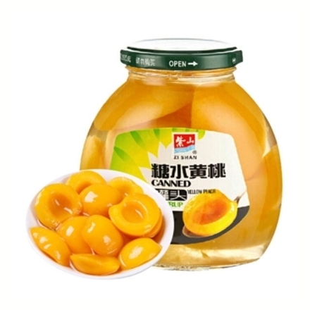 Picture of Zishan Canned Food (Peach) 485g,1 bottle,1*12 bottle