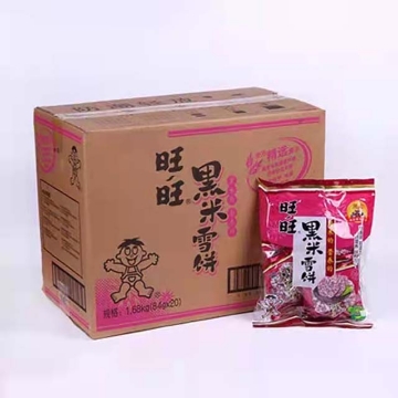 图片 旺旺黑米雪饼干,1包，1*20包