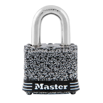 图片 Master Lock 40MM 29MM Shackle Laminated Steel Padlock, MSP380DAT