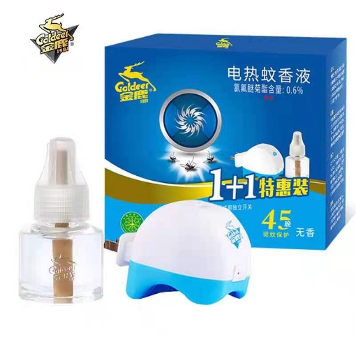 图片 金鹿电热蚊香液+底座1+1特惠装 C120,1盒，1*30盒